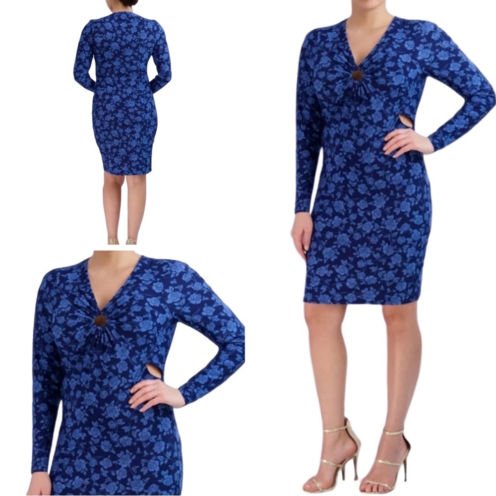 Long Sleeve O Ring Dress